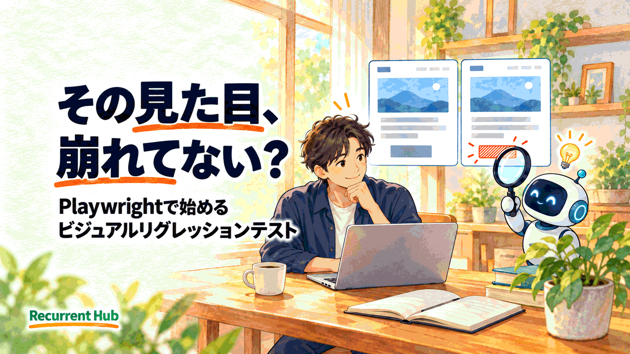 Playwrightだけで始めるビジュアルリグレッションテスト:toHaveScreenshotの使い方と運用のコツ